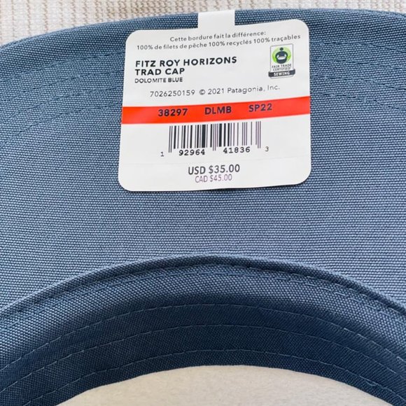 PATAGONIA MEN'S P-6 LABEL TRAD CAP COLOR - CLASSIC NAVY - Picture 6 of 7